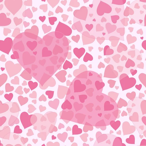 Romantic valentine seamless pattern — Stock Vector