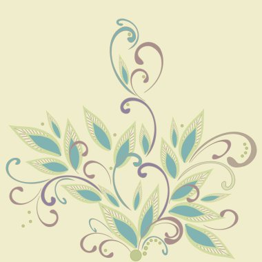 Abstractl flral desen arka plan