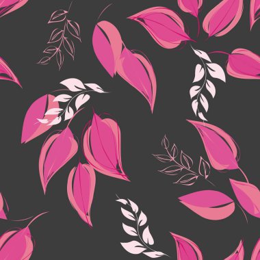 Soyut çiçek desensiz arkaplan