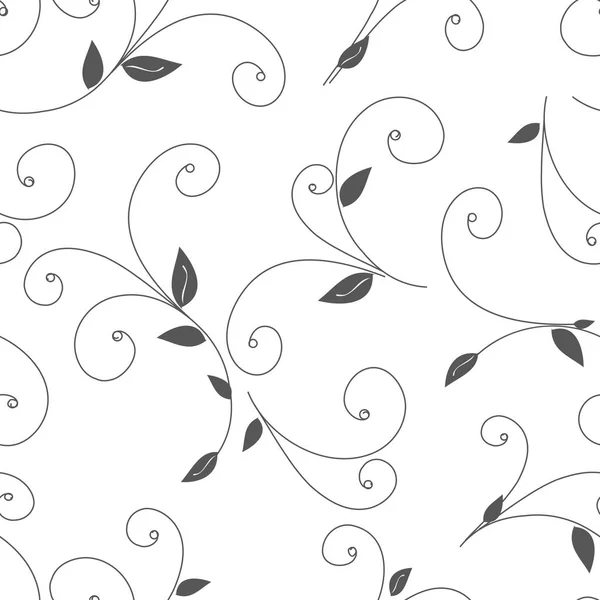Fondo de patrón sin costura floral abstracto — Vector de stock