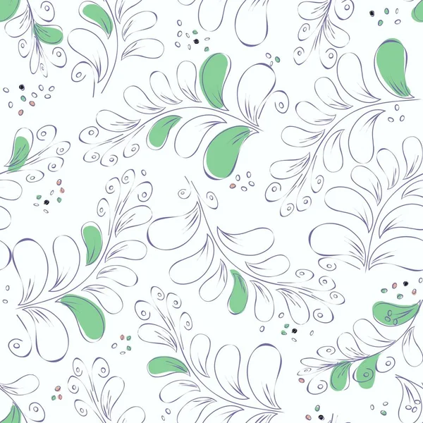 Abstract floral seamless pattern background — Stock Vector