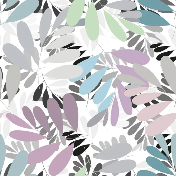 Abstract bloemen naadloze patroon achtergrond — Stockvector