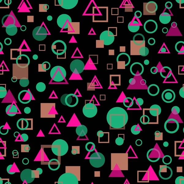 Resumo fundo geométrico. padrão sem costura. — Vetor de Stock