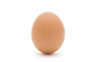 Yumurta beyaz kırpma yolu ile izole 