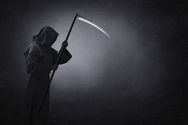 Grim Reaper Scythe Dark — 스톡 사진