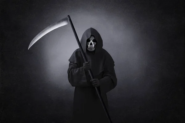 Grim Reaper Scythe Dark — 스톡 사진