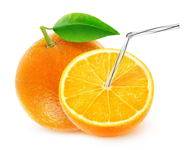 Ізольована апельсиновий сік — стокове фото