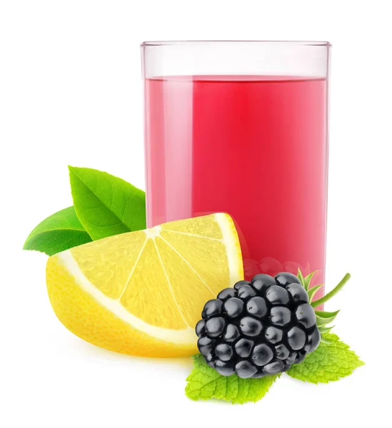 Isolerade blackberry lemonad — Stockfoto
