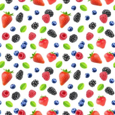 Böğürtlenli kusursuz desen