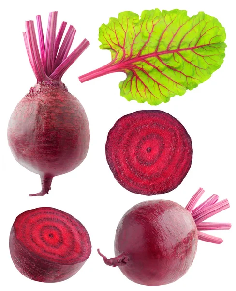 Isolated beetroot collection — Stock Photo, Image