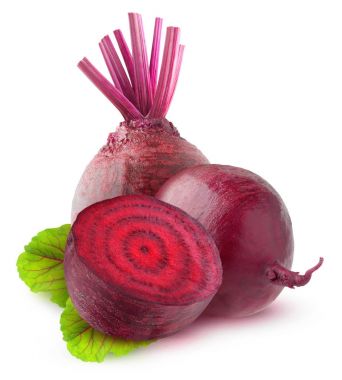 Isolated cut beetroots clipart