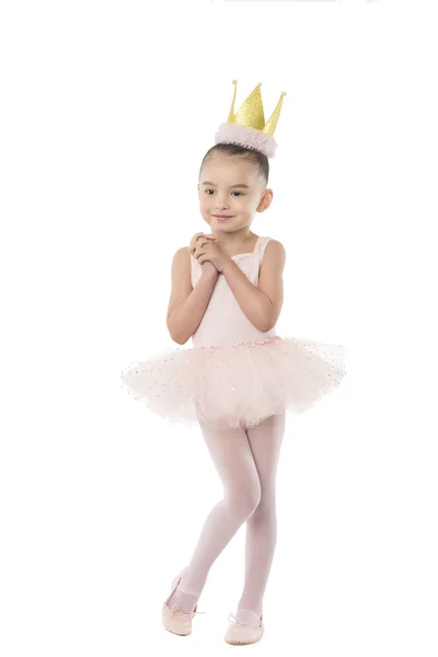 Liten flicka ballerina — Stockfoto