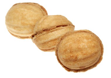 beyaz arkaplanda pasta