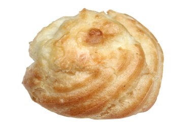 beyaz arkaplanda pasta