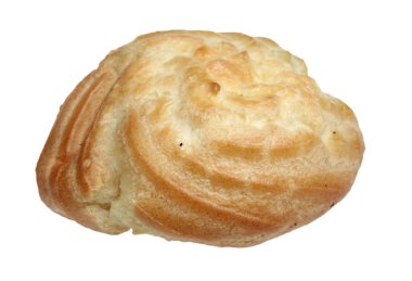 beyaz arkaplanda pasta