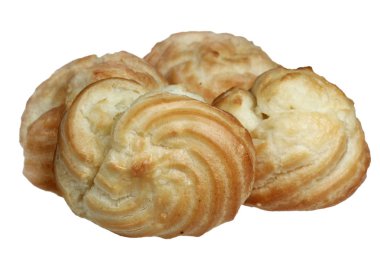 beyaz arkaplanda pasta