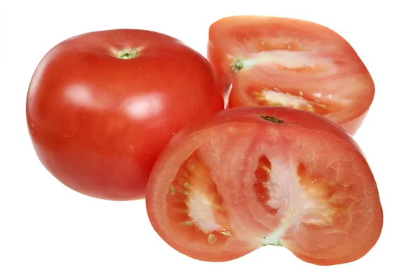 Tomate sobre fondo blanco — Foto de Stock