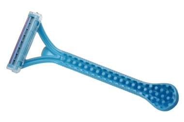 Tıraş makinesi-aracı beyaz bir arka plan üzerinde