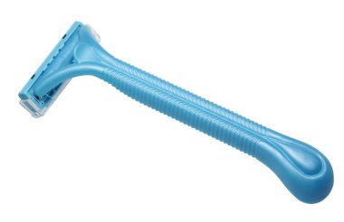 Tıraş makinesi-aracı beyaz bir arka plan üzerinde