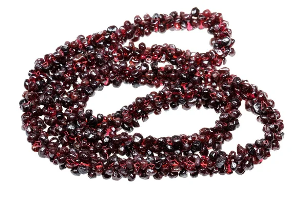 Beads from a pomegranate on a white background — Stock Photo, Image