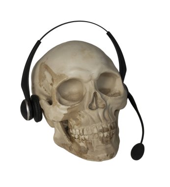 Kafatası üzerinde ses mikrofon