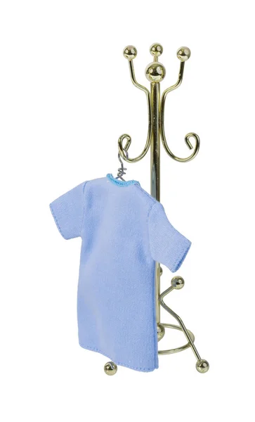 Shirt Hanging off Coat Rack — Stock Photo, Image