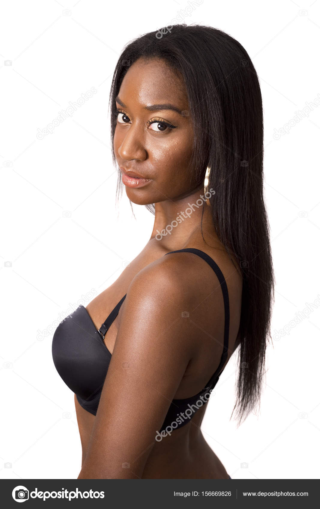 girl wearing bra