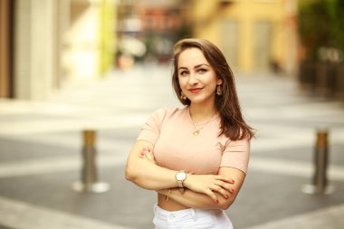 Genç bir Polonyalı kadının portresi.