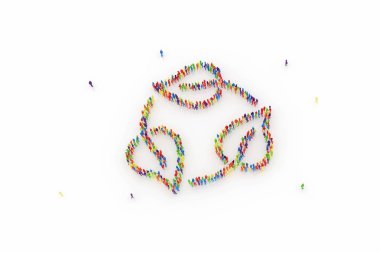 Geri dönüşüm yapan kişiler