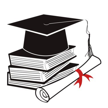 siyah mezuniyet arka plan