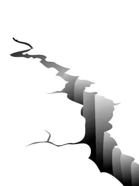 Terre Crack fond — Image vectorielle