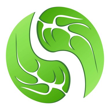 yeşil yaprak döngüsü sembolü