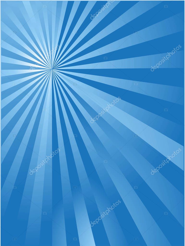 Blue sun ray background — Stock Vector © huhulin #163510630