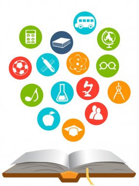 Eğitim Simgeleriyle Kitap Aç