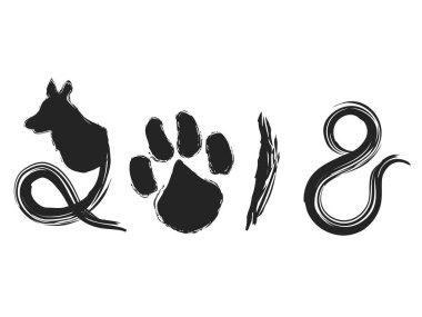 köpek yıl 2018 hat arka plan