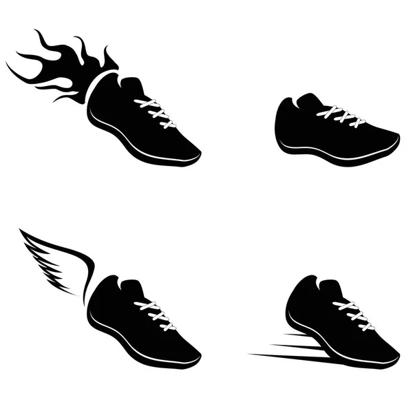 Εικονίδιο του παπούτσια για τρέξιμο — Διανυσματικό Αρχείο
