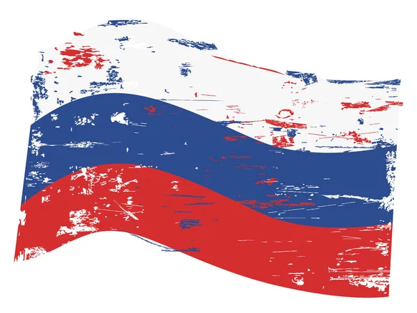Szutykos Oroszország zászlót háttér — Stock Vector