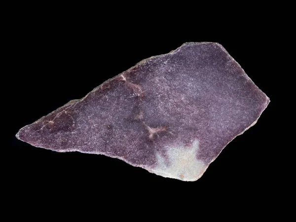 Purple lepidolite mica - lithium ore mineral 图库图片