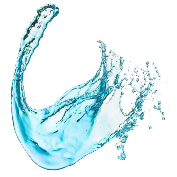 Turkoois water splash — Stockfoto