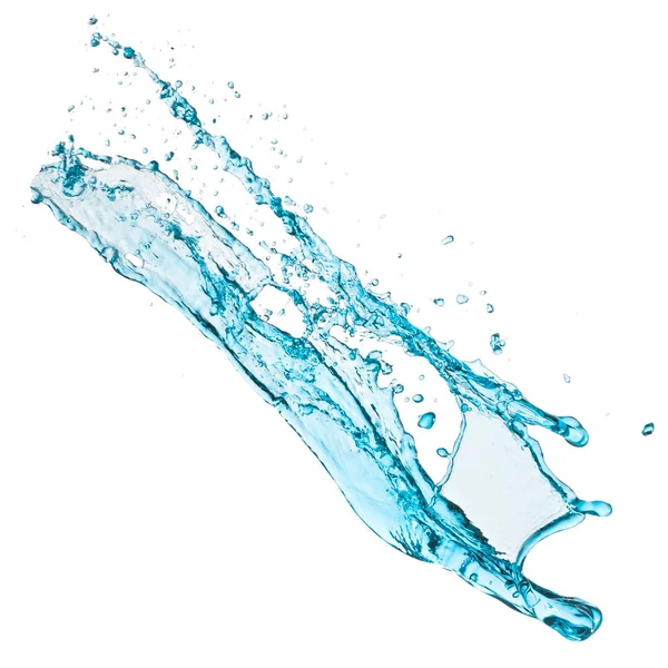 Turkoois water splash — Stockfoto
