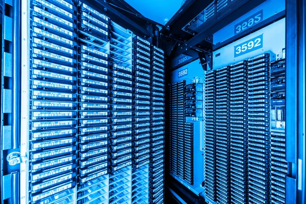 Ett datacenter — Stockfoto