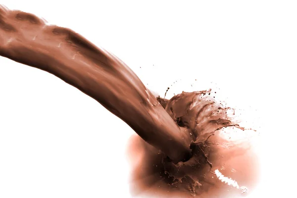 Eine Schokoladenmilch — Stockfoto
