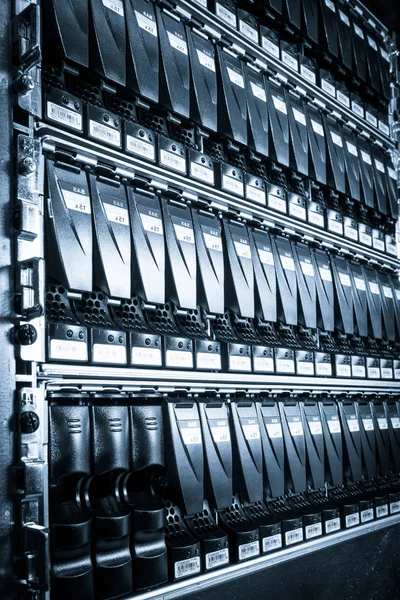 Ett datacenter — Stockfoto