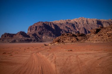 Wadi Rum Çölü, hava manzaralı