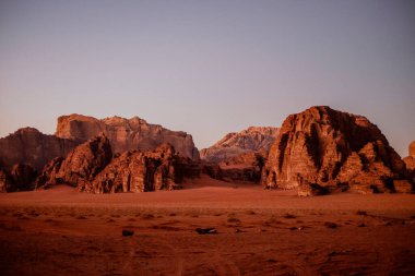 Wadi Rum Çölü, hava manzaralı