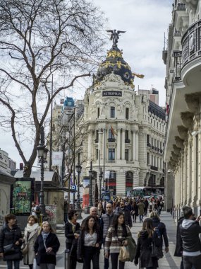 Madrid 'in sokak manzarası