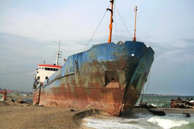 Odessa devlet, Ukrayna yakınındaki kaza gemi