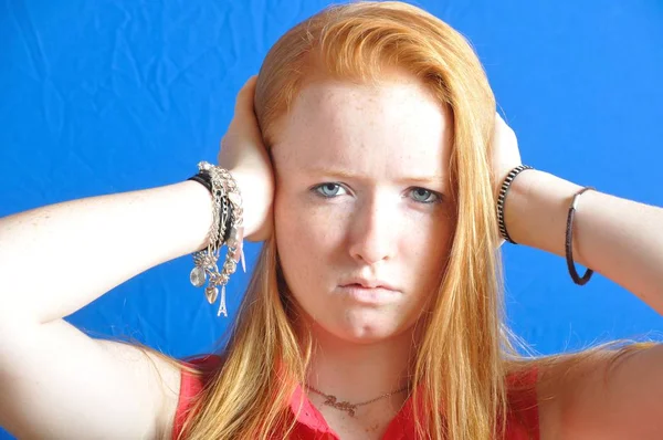 Portret van een tiener met een probleem — Stockfoto