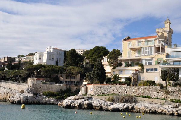 CASSIS, FRANCE-FEBRUARY 16, 2015: Гавань Касси
