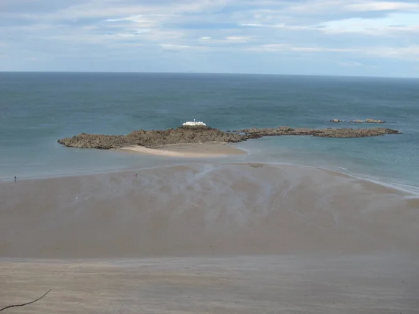 Rocher Martin in Brittany in Plerin — стокове фото